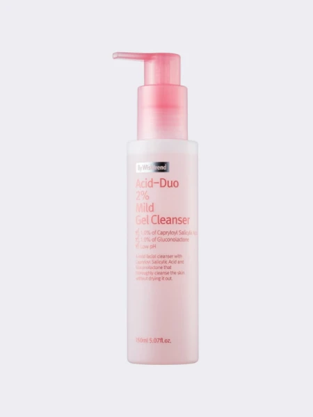Очищающий гель для умывания с кислотами By Wishtrend Acid-duo 2% Mild Gel Cleanser Очищающий гель для умывания с кислотами By Wishtrend Acid-duo 2% Mild Gel Cleanser
