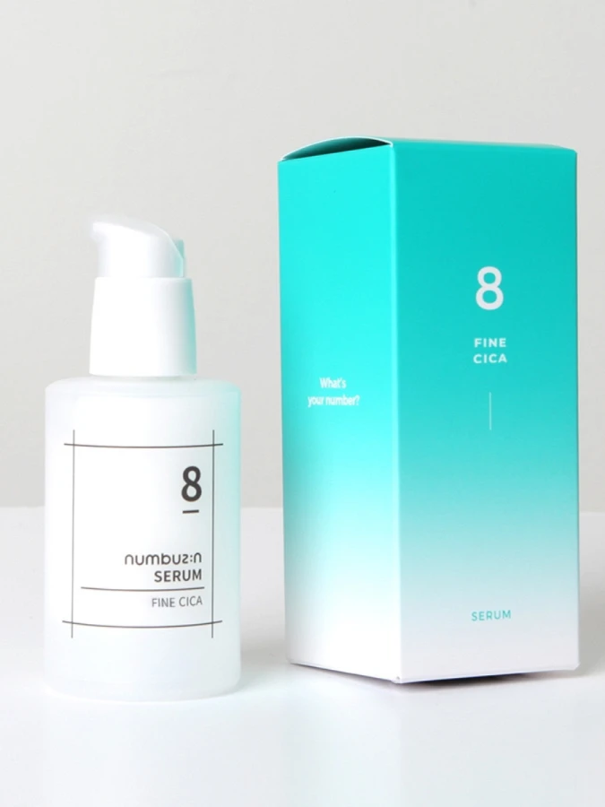 Успокаивающая сыворотка с экстрактом центеллы Numbuzin No.8 Fine Cica Serum