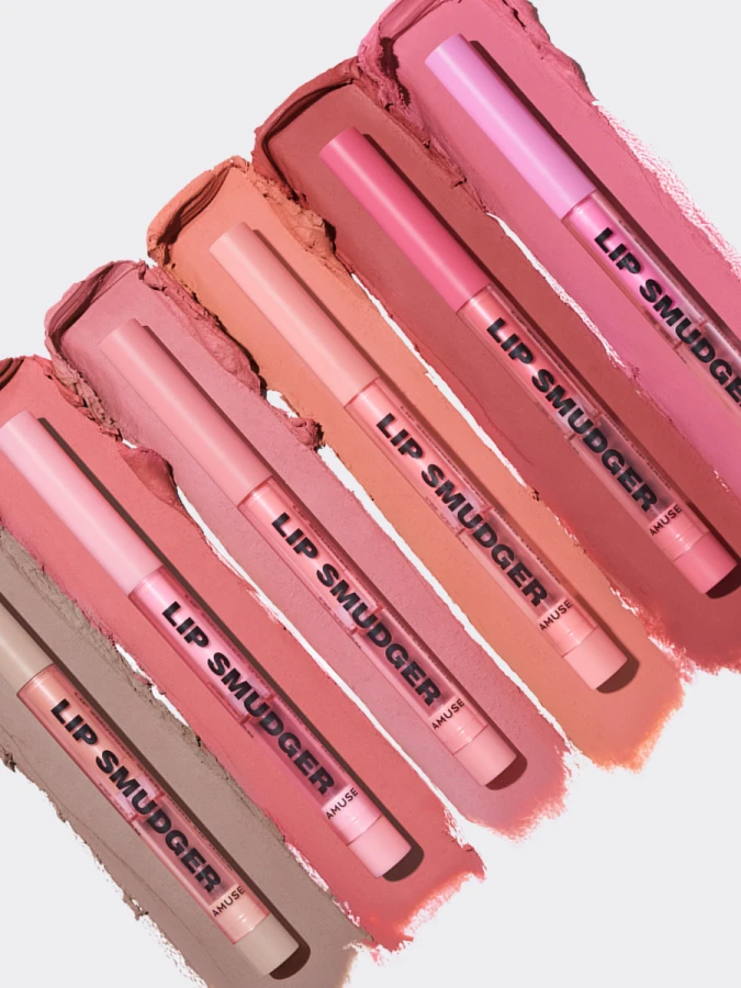 Бархатный карандаш для губ AMUSE Lip Smudger 05 Boksoonga Milk