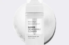 Деликатная очищающая пенка с молочными протеинами VT Barrier Cream Bubble Cleanser
