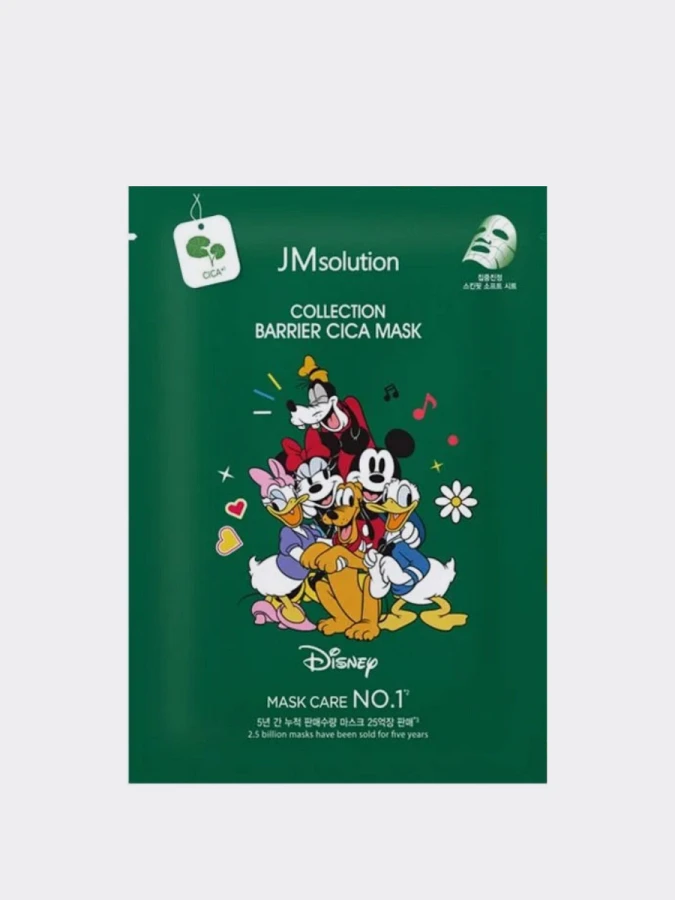Тканевая маска с экстрактом центеллы JMSolution Disney Collection Barrier Cica Mask