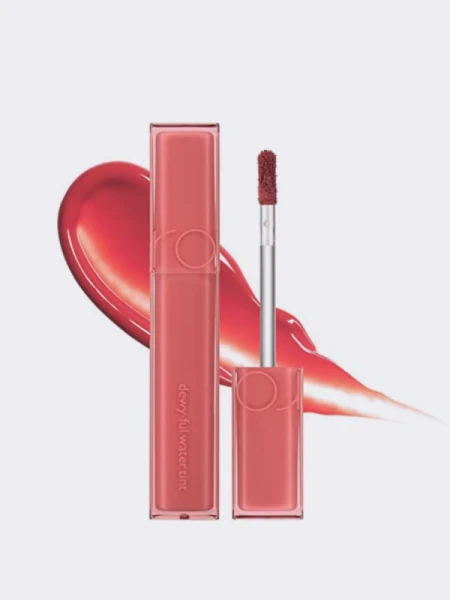 Лёгкий глянцевый тинт в коралловом оттенке rom&nd DEWY·FUL Water Tint 01 In Coral