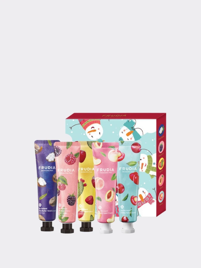 Набор кремов для рук "Зимняя коллекция" Frudia Winter Play My Orchard Hand Cream Gift Set (5*30 мл)