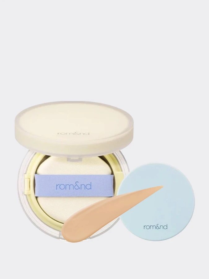 Набор кушонов с матовым финишем в бежевом оттенке rom&nd Nu Zero Cushion Mini Set 04 Beige 23 SPF24 PA++