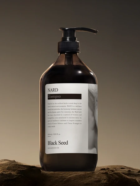 Шампунь против выпадения волос экстрактом чёрного тмина и кофеином NARD Black Seed Hair Loss Care Shampoo