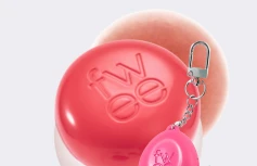 Набор: оттеночное суфле + брелок fwee Lip&Cheek Blurry Pudding Pot Keyring Set CR01 Dear