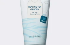 Пенка для умывания с экстрактом чайного дерева The Saem Healing Tea Garden Cleansing Foam Tea Tree