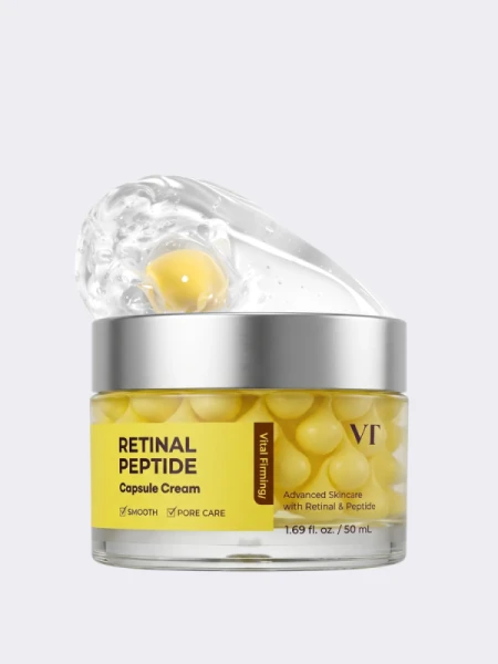 Укрепляющий капсульный крем с ретиналем и пептидами VT Retinal Peptide Capsule Cream