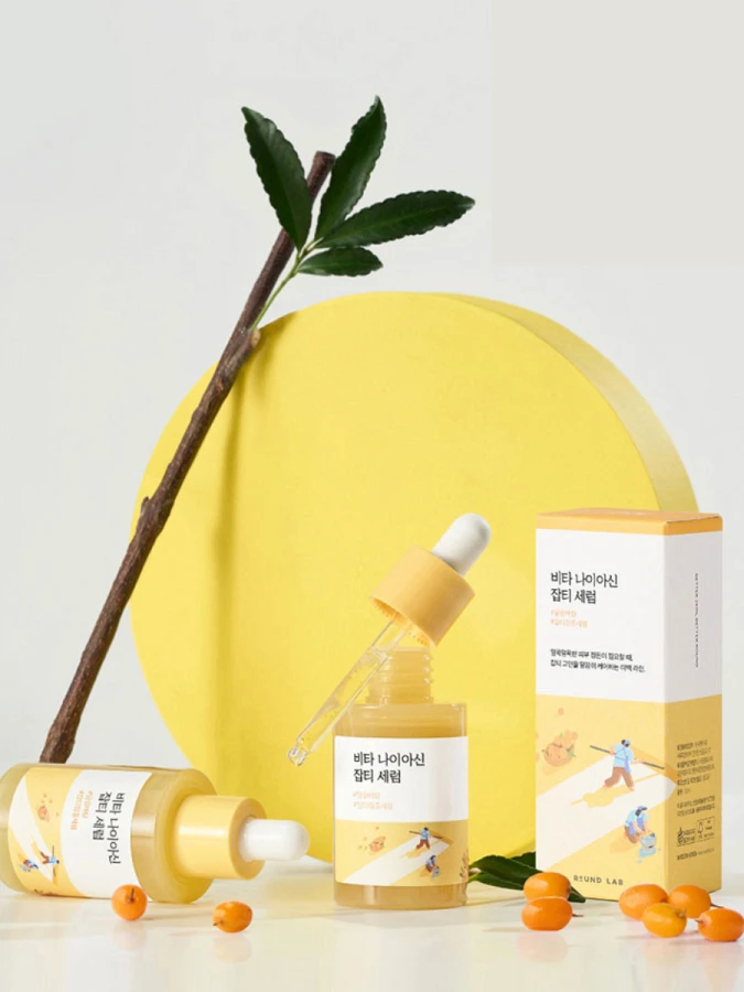 Осветляющая сыворотка с ниацинамидом Round Lab Vita Niacinamide Dark Spot Serum