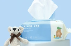 Детские влажные салфетки с керамидами Round Lab Baby Mild Wet Wipes