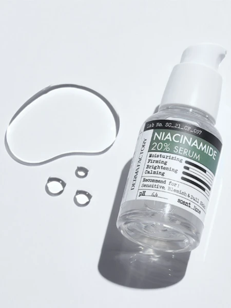 Успокаивающая сыворотка для лица с ниацинамидом Derma Factory Niacinamide 20% Serum Успокаивающая сыворотка для лица с ниацинамидом Derma Factory Niacinamide 20% Serum