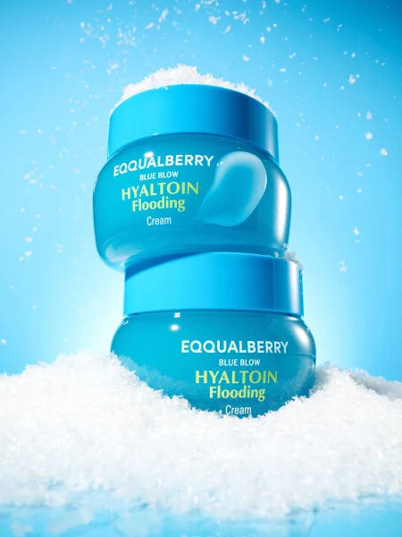 Увлажняющий крем для лица с гиалуроновой кислотой и эктоином EQQUALBERRY Hyaltoin Flooding Cream
