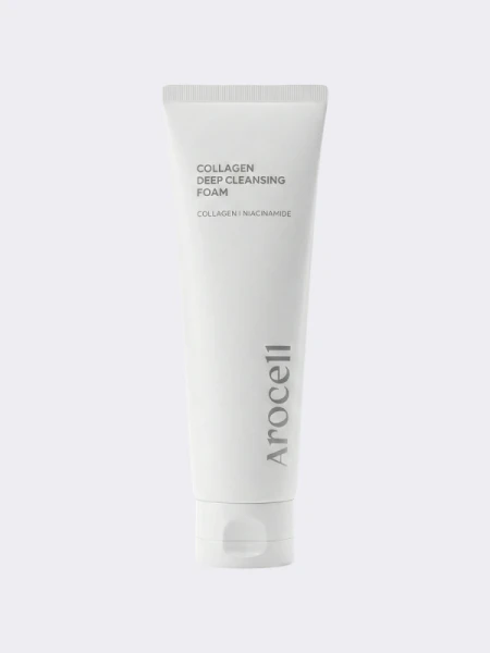 Глубокоочищающая пенка для умывания с коллагеном Arocell Collagen Deep Cleansing Foam
