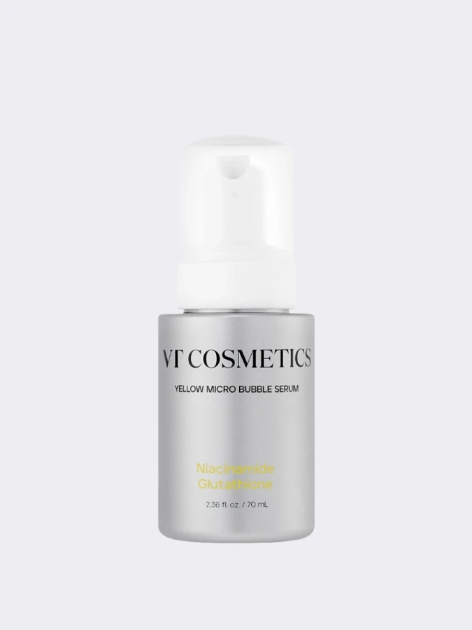 Осветляющая пузырьковая сыворотка с ниацинамидом и глутатионом VT Niacinamide Glutathione Yellow Micro Bubble Serum
