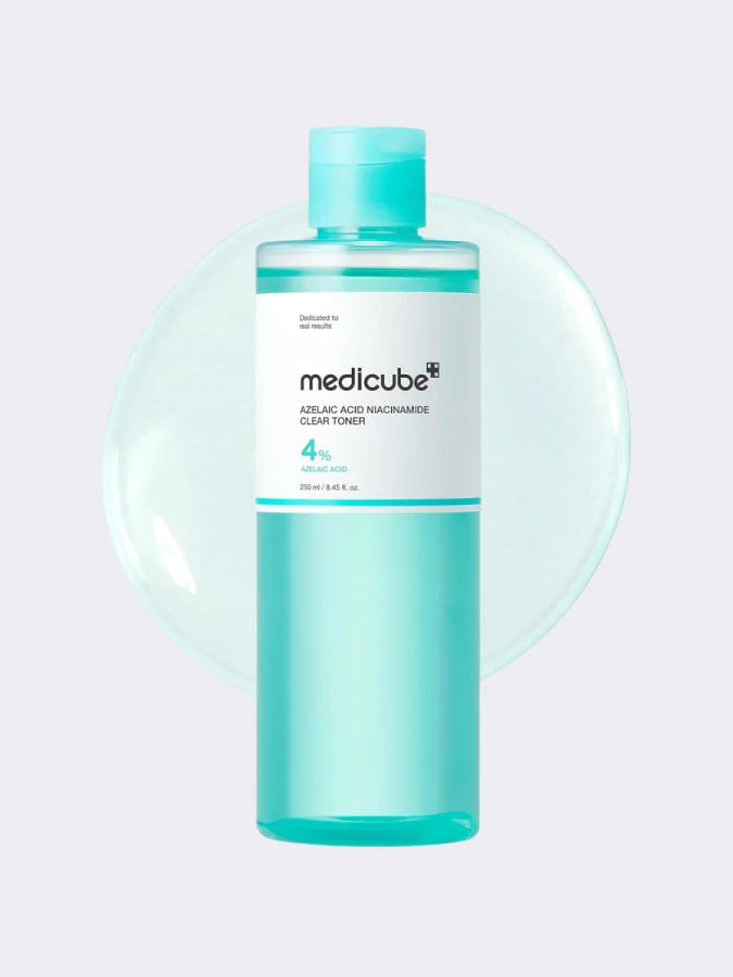 Очищающий тонер с азелаиновой кислотой Medicube Azelaic Acid Niacinamide Clear Toner