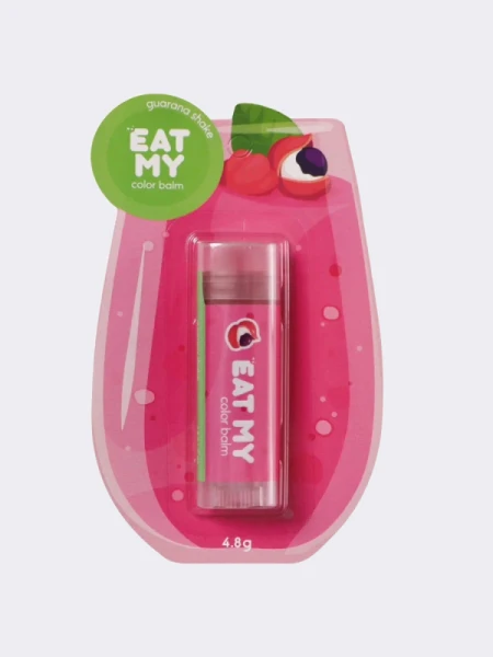 Оттеночный бальзам для губ "Шейк с гуараной" EAT MY Color Balm Guarana Shake