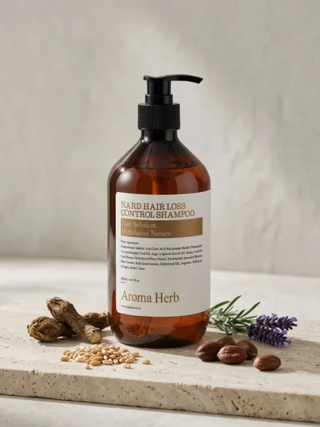 Шампунь против выпадения волос с аминокислотами NARD Hair Loss Control Shampoo Aroma Herb