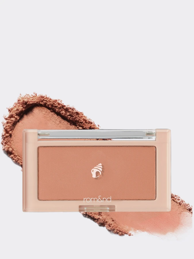Мягкие спрессованные румяна в тёплом грушевом оттенке rom&nd Better Than Cheek C04 Pear Chip