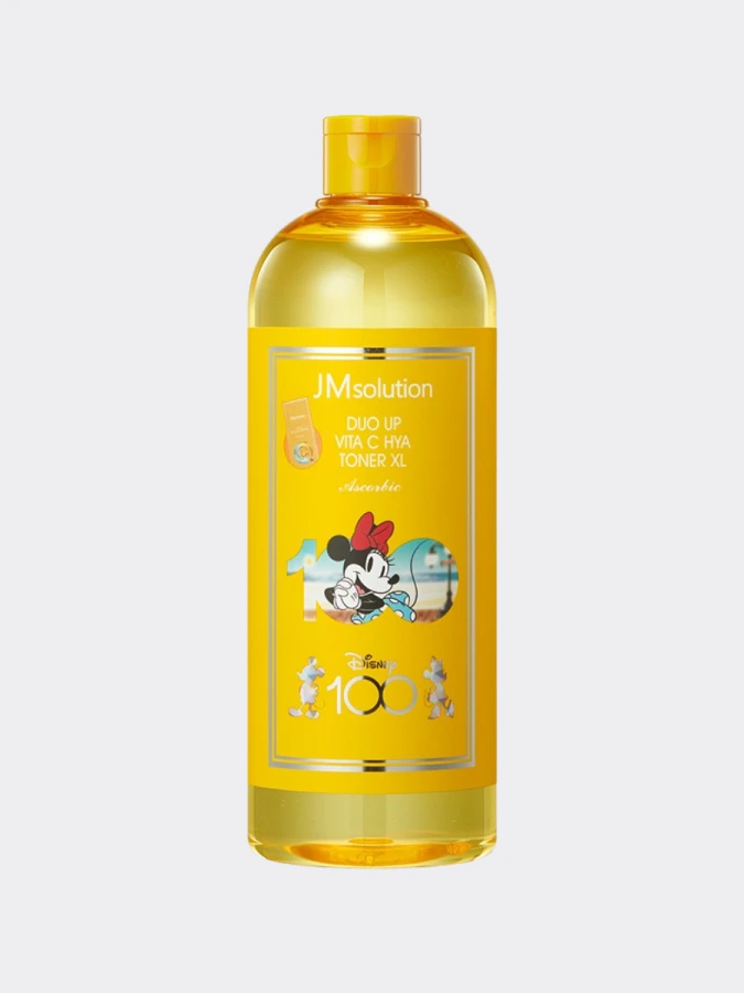 Выравнивающий тонер с витамином С и пептидами JMSolution Duo Up Vita C Hya Toner XL Disney
