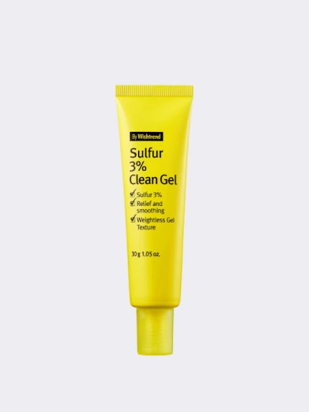Противовоспалительный крем-гель By Wishtrend Sulfur 3% Clean Gel Противовоспалительный крем-гель By Wishtrend Sulfur 3% Clean Gel