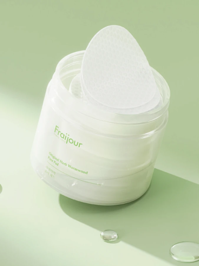 Тонизирующие диски для лица с растительными экстрактами Fraijour Original Herb Wormwood Pore Pad