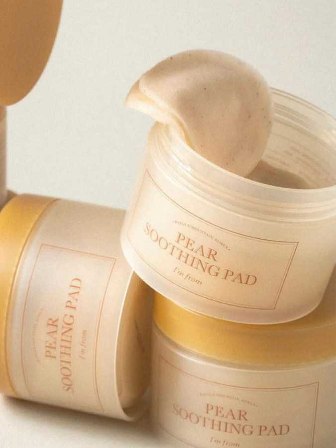 Охлаждающие и успокаивающие тонер-пэды I'm from Pear Soothing Pad