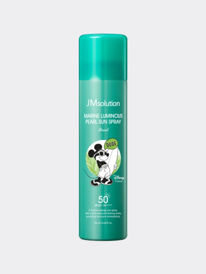 Солнцезащитный спрей JMsolution Disney Collection Mickey Marine Luminous Pearl Sun Protection Spray SPF50+PA++++