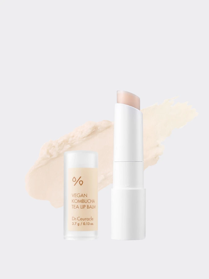 Питательный бальзам для губ с экстрактом комбучи Dr.Ceuracle Vegan Kombucha Tea Lip Balm
