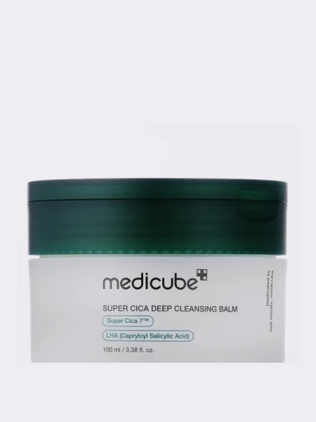 Очищающий гидрофильный бальзам с экстрактом центеллы Medicube Super Cica Deep Cleansing Balm Очищающий гидрофильный бальзам с экстрактом центеллы Medicube Super Cica Deep Cleansing Balm