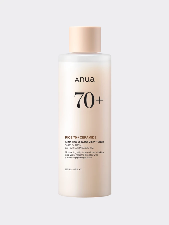 Питательный молочный тонер с рисовым экстрактом и керамидами ANUA Rice 70 Glow Milky Toner Питательный молочный тонер с рисовым экстрактом и керамидами ANUA Rice 70 Glow Milky Toner