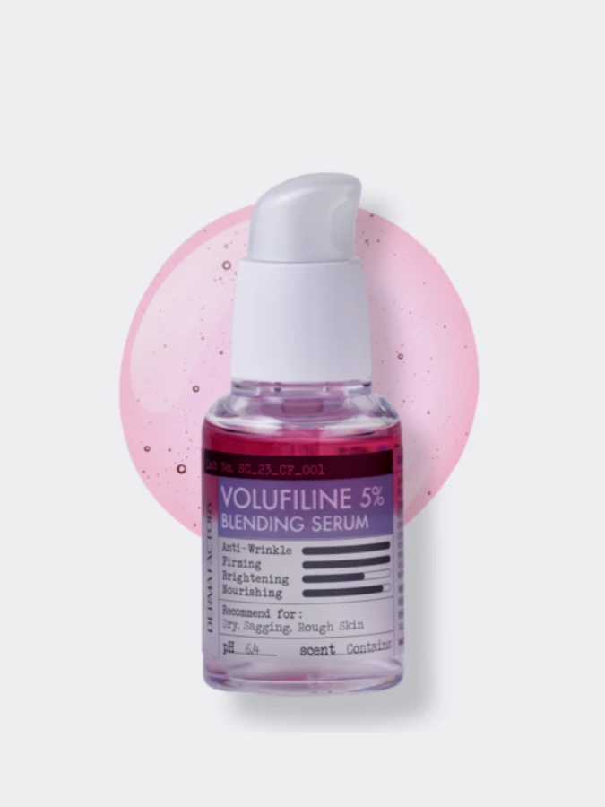 Двухфазная разглаживающая сыворотка с волюфилином Derma Factory Volufiline 5% Blending Serum