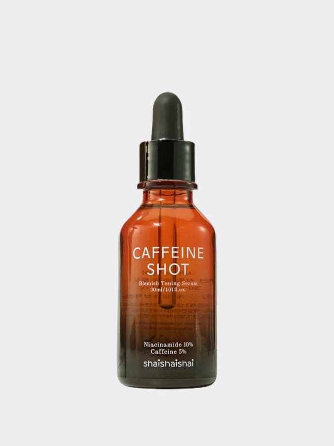 Тонизирующая сыворотка для лица с ниацинамидом и кофеином ShaiShaiShai Caffeine Shot Blemish Toning Serum