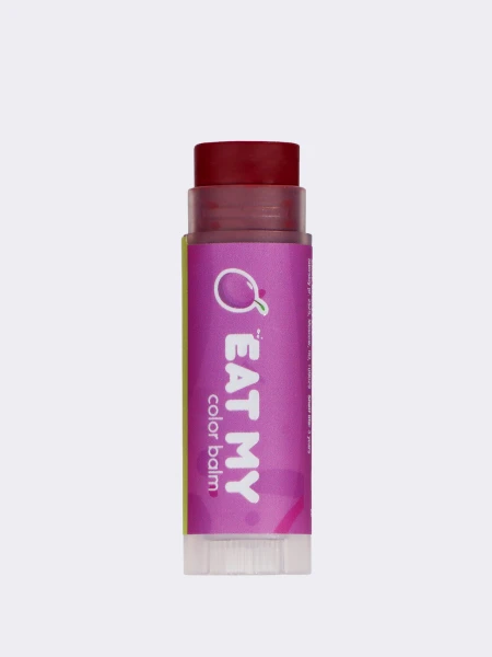 Оттеночный бальзам для губ "Сливовый смузи" EAT MY Color Balm Plum Smoothie