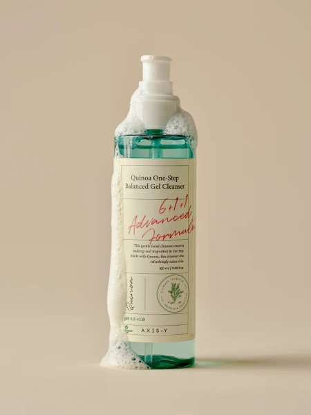 Очищающий гель для умывания с экстрактом киноа AXIS-Y Quinoa One Step Balanced Gel Cleanser