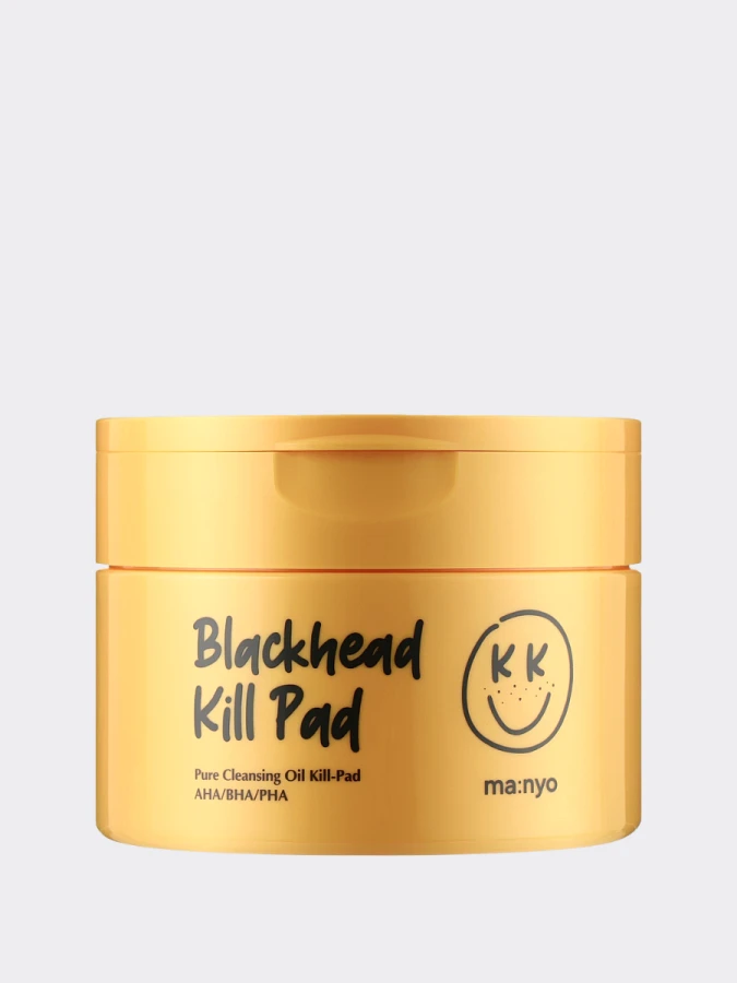 Гидрофильные пилинг-пэды с кислотами Ma:nyo Factory Blackhead Pure Cleansing Oil Killpad