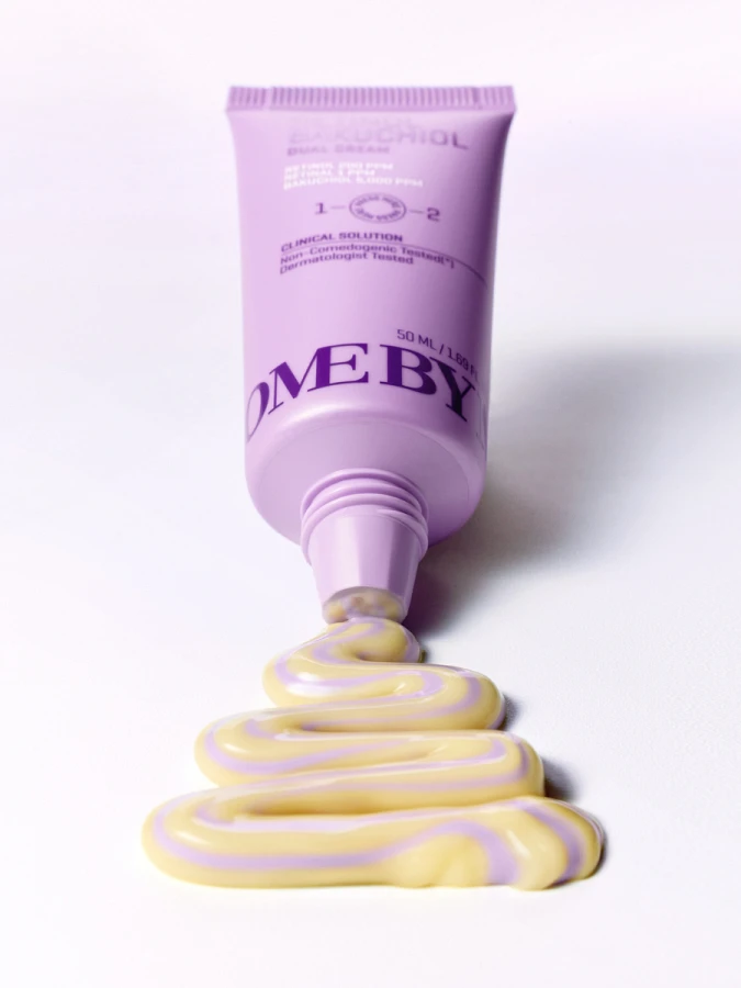 Двойной разглаживающий крем с ретинолом и бакучиолом Some By Mi  Retinol Bakuchiol Dual Cream