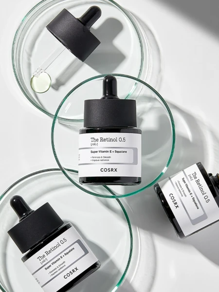 Обновляющее масло сквалана с ретинолом COSRX The Retinol 0.5 Oil Обновляющее масло сквалана с ретинолом COSRX The Retinol 0.5 Oil