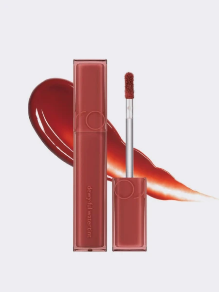 Лёгкий глянцевый тинт в оттенке чили rom&nd DEWY·FUL Water Tint 04 Chili Up