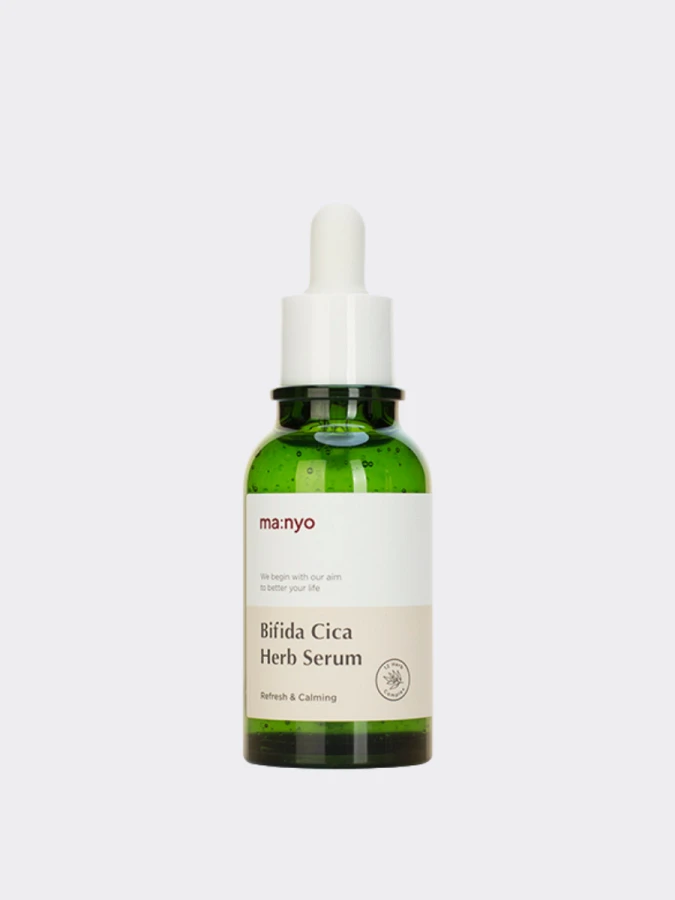 Успокаивающая сыворотка с экстрактом центеллы MA:NYO Factory Bifida Cica Herb Serum
