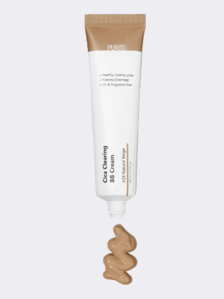 Успокаивающий BB крем с экстрактом центеллы №23 Purito Cica Clearing BB cream