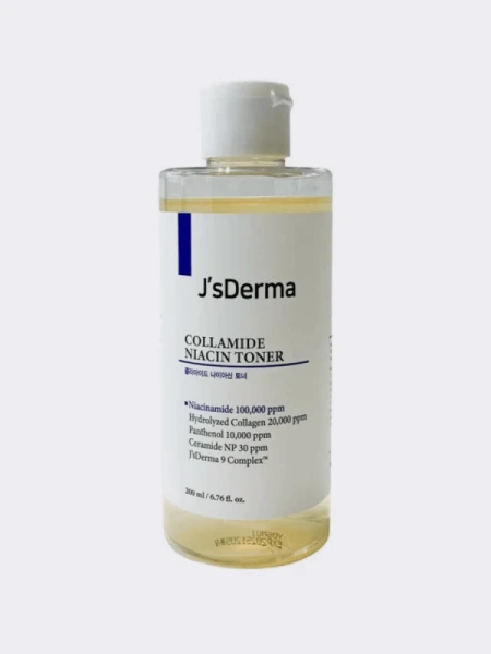 Восстанавливающий тонер для лица с ниацинамидом и коллагеном J'sDERMA Collamide Niacin Toner