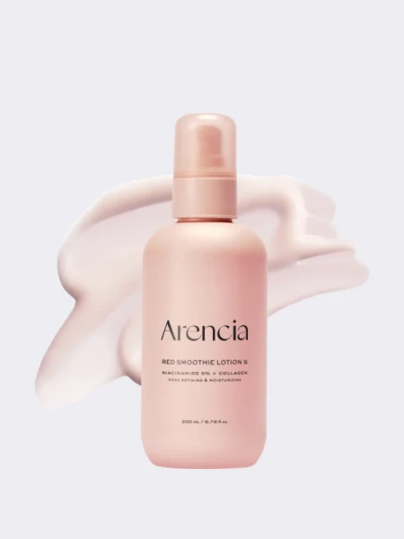 Увлажняющий лосьон для лица с ниацинамидом и коллагеном Arencia Red Smoothie Lotion 5