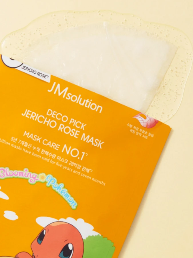 Успокаивающая тканевая маска с экстрактом иерихонской розы JMSolution Deco Pick Jericho Rose Mask