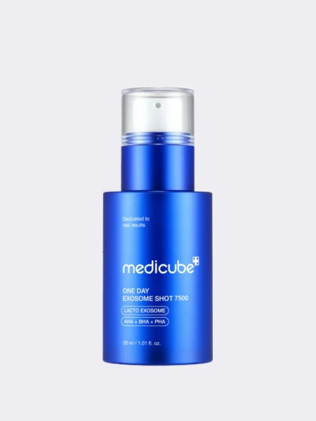 Интенсивная выравнивающая сыворотка со спикулами и экзосомами Medicube One Day Exosome Shot Pore Serum 7500 Интенсивная выравнивающая сыворотка со спикулами и экзосомами Medicube One Day Exosome Shot Pore Serum 7500