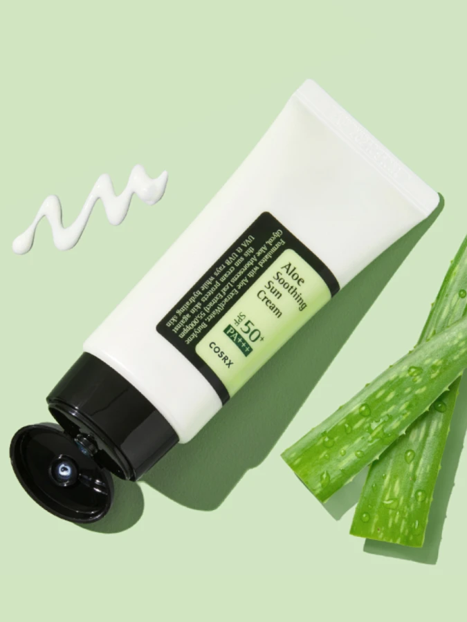 Солнцезащитный крем с соком алоэ вера COSRX Aloe Soothing Sun Cream SPF50+ PA+++