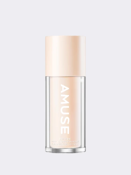 Тональная основа с сияющим финишем AMUSE Dew Wear Foundation SPF 50+ PA++++ 01 Pure Тональная основа с сияющим финишем AMUSE Dew Wear Foundation SPF 50+ PA++++ 01 Pure