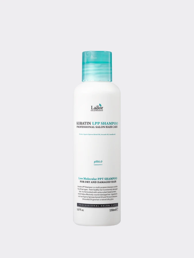 Кератиновый шампунь для волос La’dor pH6.0 Keratin LPP Shampoo