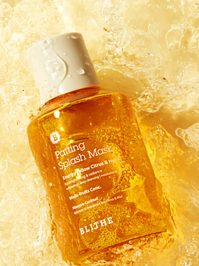 Сплэш-маска для сияния кожи Blithe Energy Yellow Citrus&Honey Splash Mask