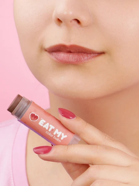 Оттеночный бальзам для губ "Двойной шоко-шейк" EAT MY Color Balm Double Choco Shake