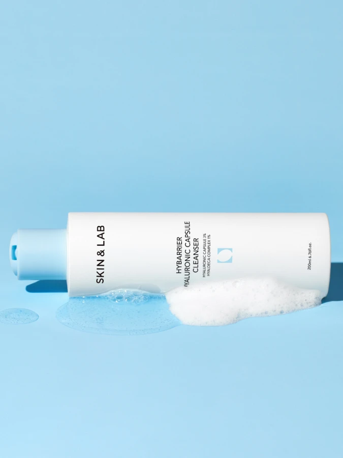 Очищающий гель для умывания с гиалуроновой кислотой SKIN&LAB Hybarrier Hyaluronic Capsule Cleanser